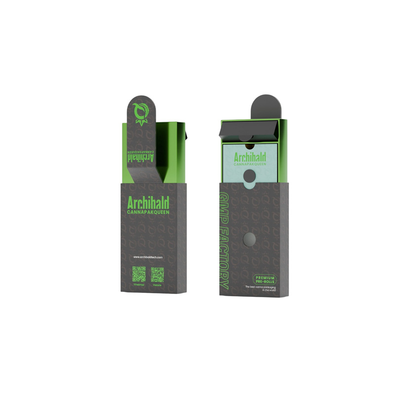 Magnetic pre roll packaging